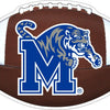 Collegiate Decals - 4" Memphis Tiger Football