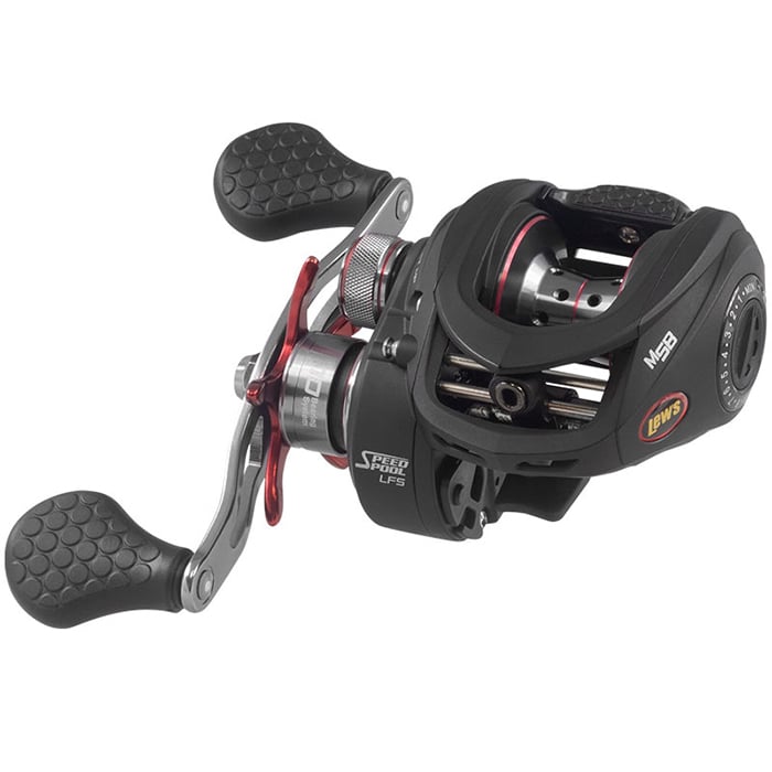 adjusting a lew's tournament baitcasting reel MP Speed Spool LFS Baitcast - Right Predator Fishing Lew's Accel Baitcast Reel Setting Brake (MSB) dual Color:Chicken On A Chain