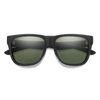 Lowdown 2 Sunglasses - Polarized Gray Green Lens - Matte Black Frame