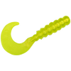 Mr Crappie 2" Grub - Hot Chartreuse