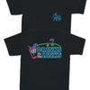 Drinks on the Links Neon Pocket Tee - Black