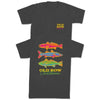 Outdoors Neon Fish Pocket Tee - Pepper