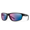 Redding 2 Sunglasses - Polarized Rose Blue Mirror Lens - Matte Black Frame