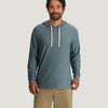 Men Bamboo Slub Hoodie II - Stormy Sea