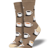 Cup Of Joe Sock - Brown