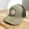 Trail To The Cocktail Trucker Hat - SY Wilson - Khaki Camo