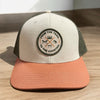 Trail To The Cocktail Trucker Hat - SY Wilson - Stone/Bronze
