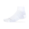 Vision Quarter Crew Scallop Sock - White