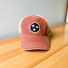 Tri-Star Embroidery Trucker Hat - Cardinal