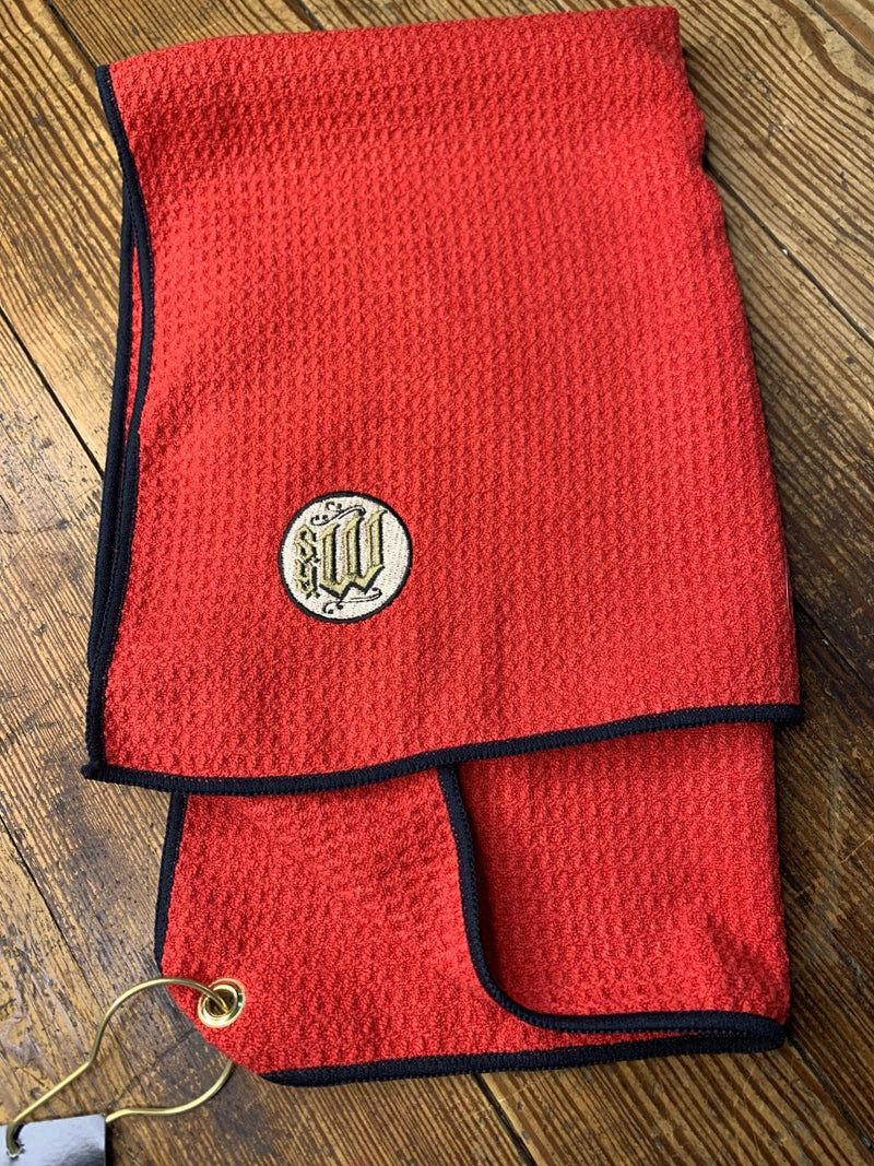 Sy Golf Towels - RED