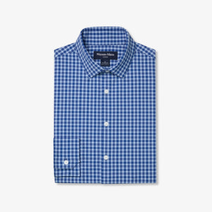 Cobalt Ben Plaid Leeward No Tuck Dress Shirt