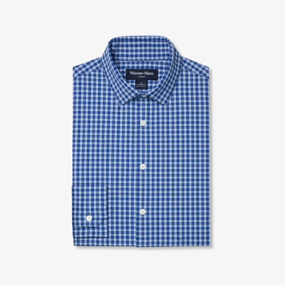Cobalt Ben Plaid Leeward No Tuck Dress Shirt