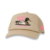 Duck Club Swatting Hunting Trucker Hat - Khaki Rope