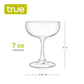 True Coupe Cocktail Glasses, Set of 4