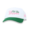 Full Time Yapper Trucker Hat - Kelly Green/White