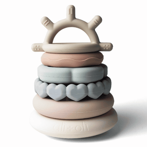 Silicone Stacking Ring Tower 6-Piece