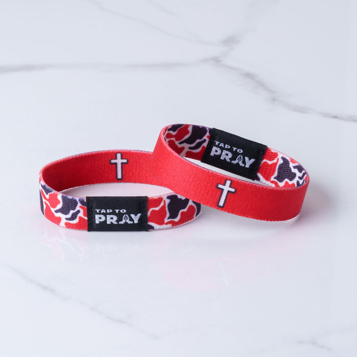 Team Camo Red & Black-Tap to Pray