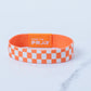 Orange & White Checkers-Tap to Pray