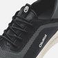 OluKai Men's Kialoa sneaker in Dark Shadow and Lava Rock colorway, close-up view