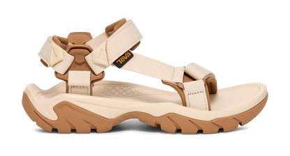 Teva Terra Fi 5 Universal hiking sandal in Coconut colorway with cream straps and tan sole