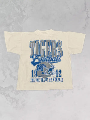 90's Memphis Tigers Football Vintage Oversized Tee