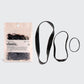 Black No-Snag Elastic 100pc