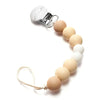 Silicone Pacifier Clip - Natural