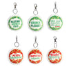 3.5" Grinchy Greetings Clip-On Toy - Green-Resting Grinch Face