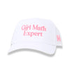 Girl Math Hat - White