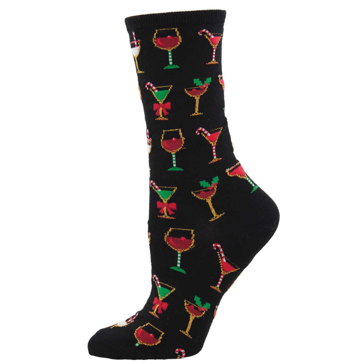 Socksmith Women Christmas Cocktails Holiday Socks