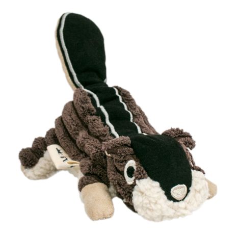 Plush Chipmunk with Squeaker Dog Toy