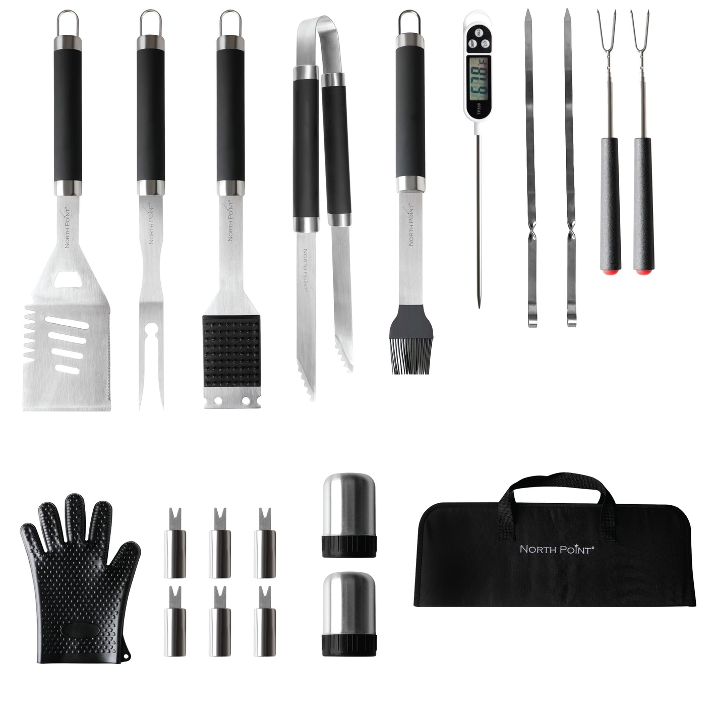 North Point 20 Piece Bbq Tool Set