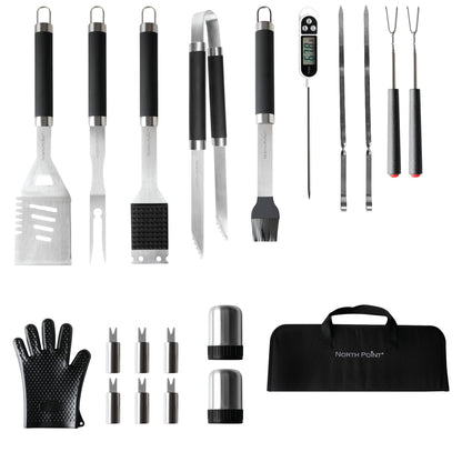 North Point 20 Piece Bbq Tool Set