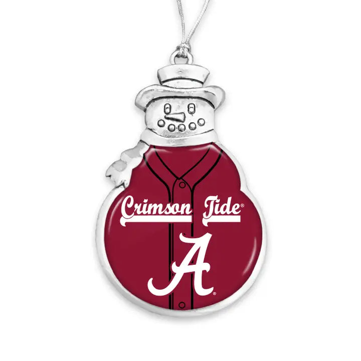 Univ of Alabama Snowman Ornament
