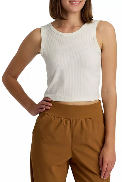 Women Ribbed Bamboo Tank