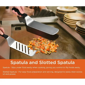 9-Piece Stainless Steel Griddle Accessories