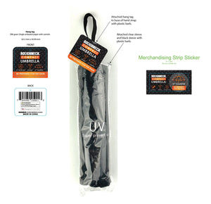 Roughneck Compact Umbrella with Clip Strip