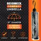 Roughneck Compact Umbrella with Clip Strip