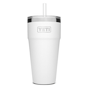 26Oz Rambler Straw Cup - WHITE