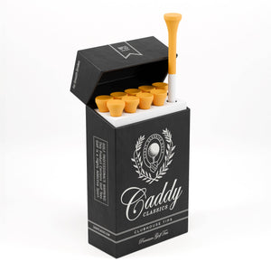 Clubhouse Tips | Golf Tee Holder + 10 Plastic 3¼ Inch Tees