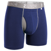 Swing Shift 6" Boxer Brief - Navy/Gray