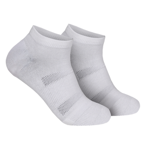 Solid White-Sport Ankle Sock 3 Pack