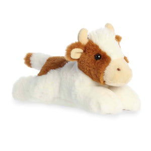8" Grazy Guernsey Cow Toy