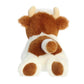 8" Grazy Guernsey Cow Toy