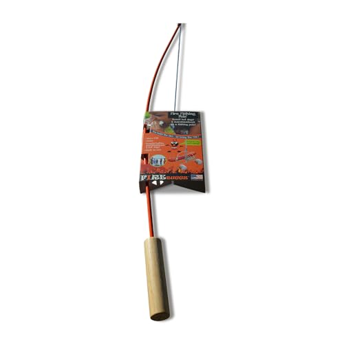 Fire Buggz Campfire Fishing Pole Roaster for Hot Dogs & Marshmallows