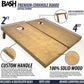 Premium Cornhole Board Set - Solid Wood, Regulation Size