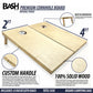 Premium Cornhole Board Set - Solid Wood, Regulation Size