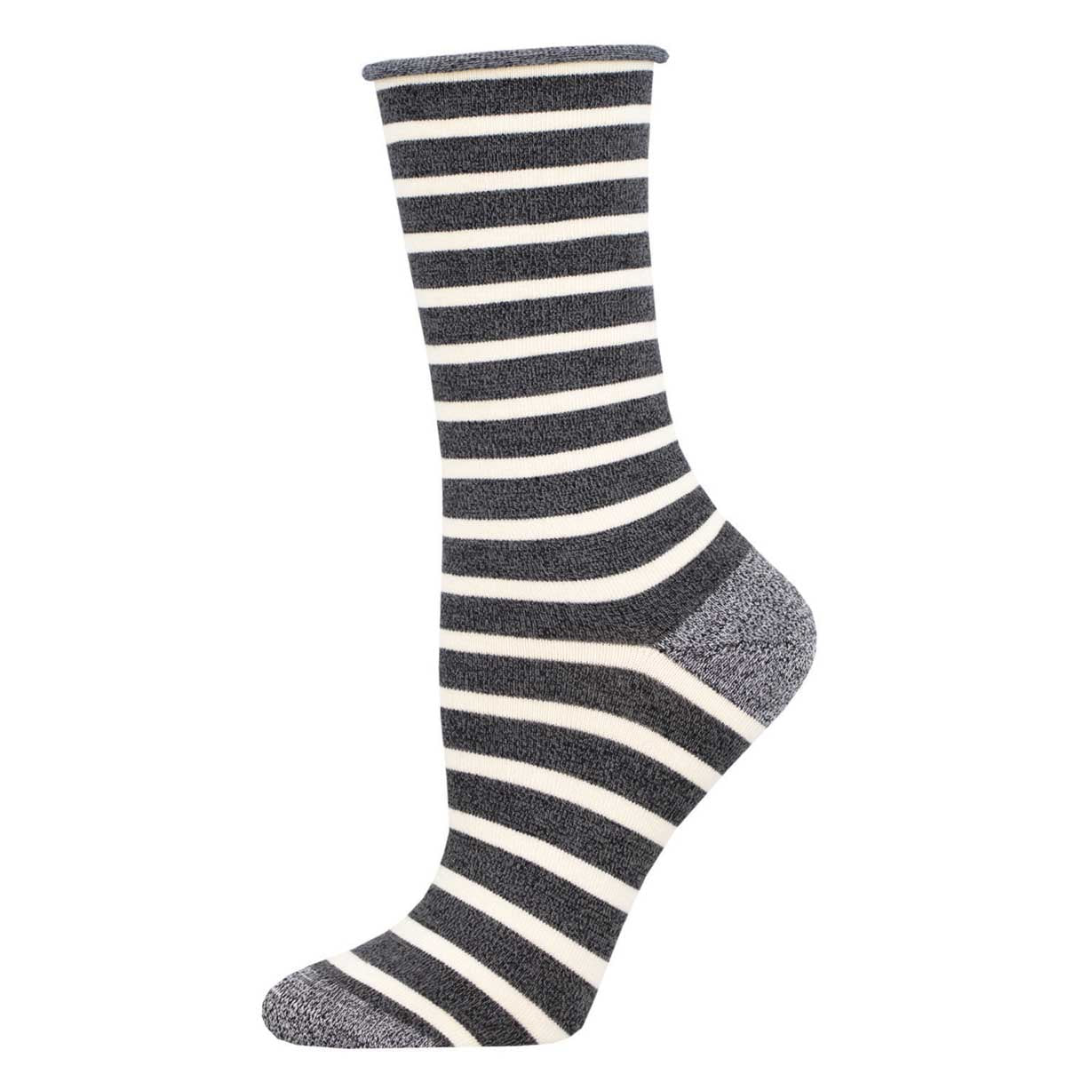 Sailor Stripe Roll Top Sock