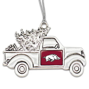 Univ of Arkansas Truck Ornament