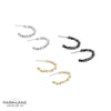 Hazy Earrings - Hematite